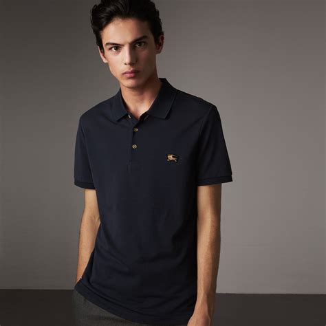 burberry cotton polo shirt|authentic Burberry polo shirt.